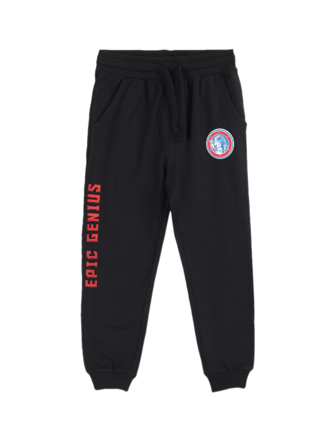 

Donuts Boys Black Printed Straight-Fit Joggers