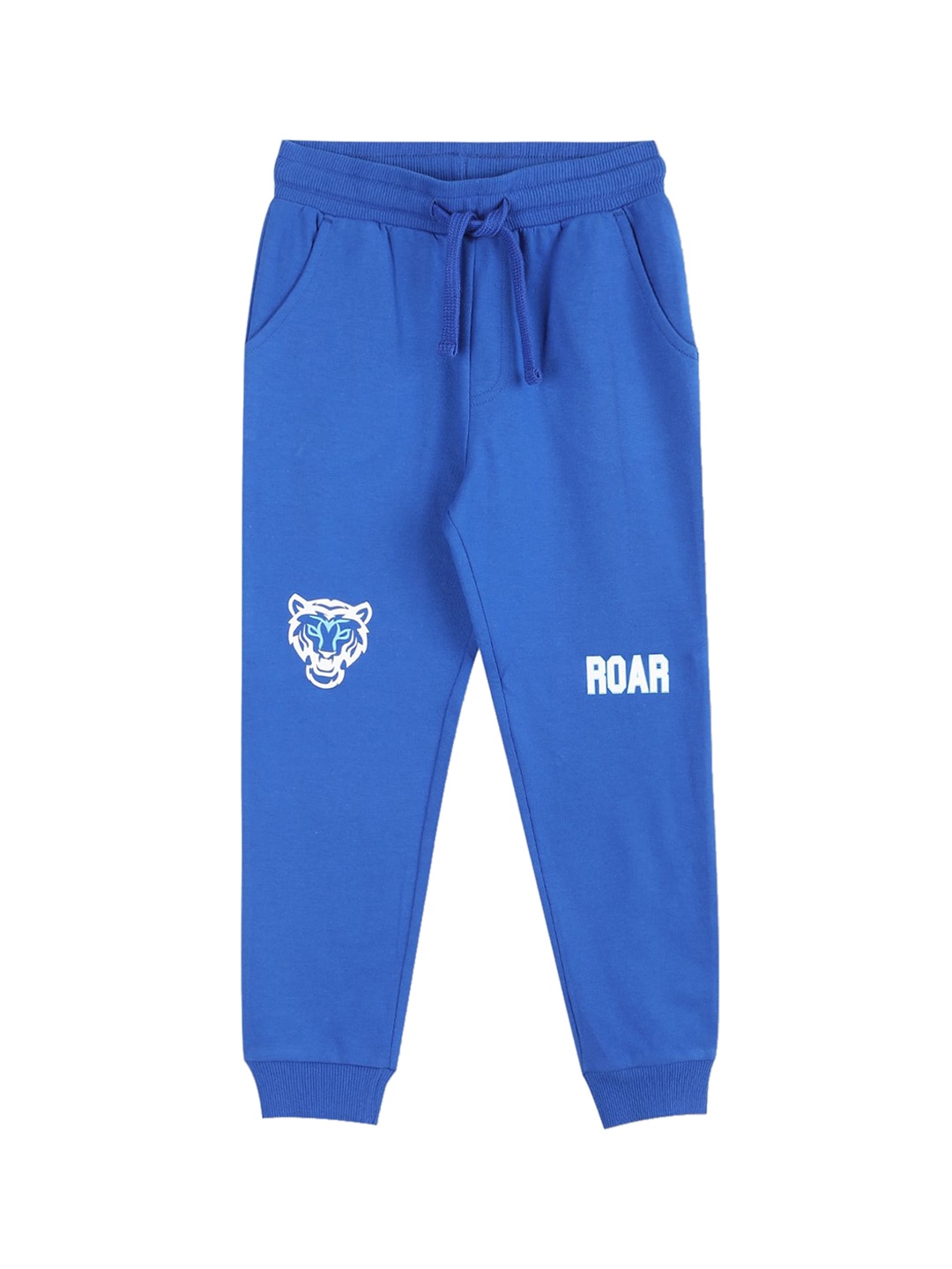 

Donuts Boys Blue Solid Straight-Fit Joggers
