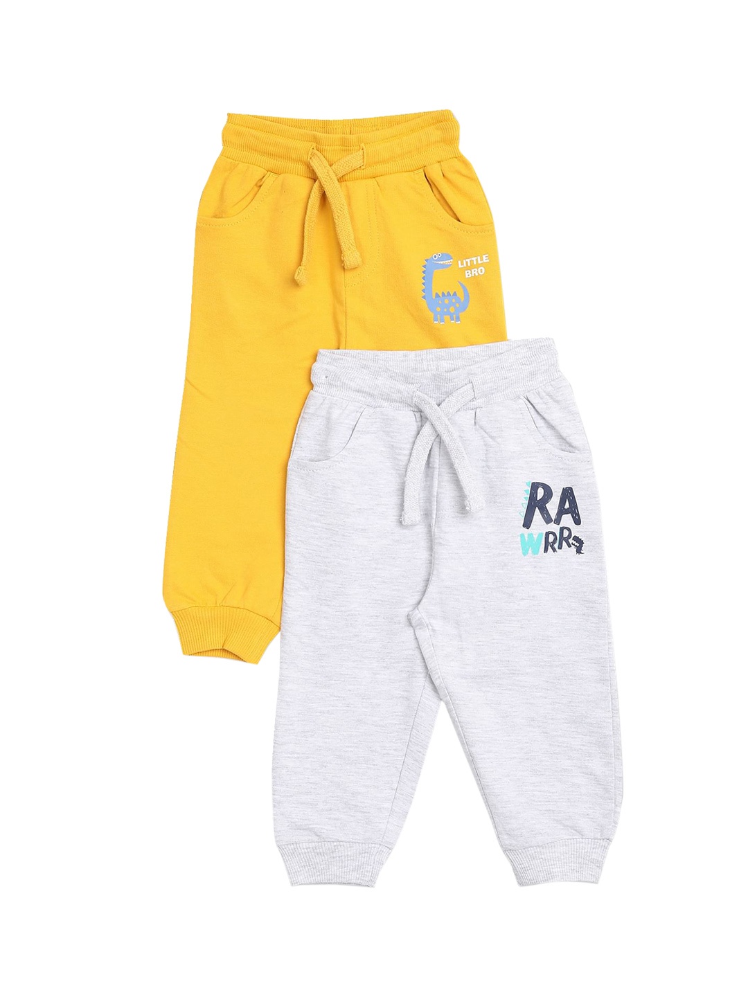 

Donuts Boys Assorted Set of 2 Cotton Mid Rise Joggers