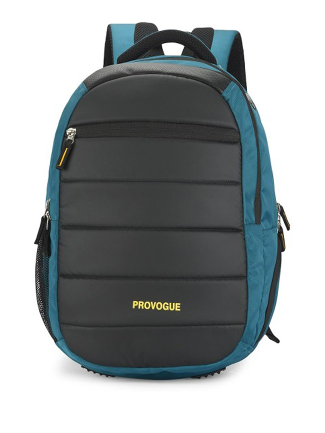 

Provogue Unisex Teal & Black Brand Logo Backpack with Reflective Strip