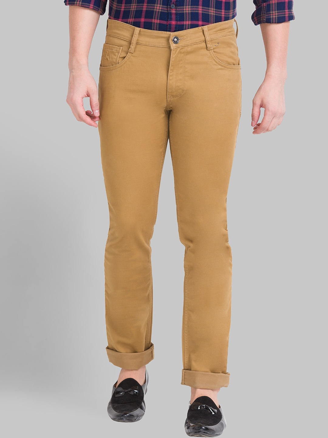 

Parx Men Khaki Tapered Fit Jeans