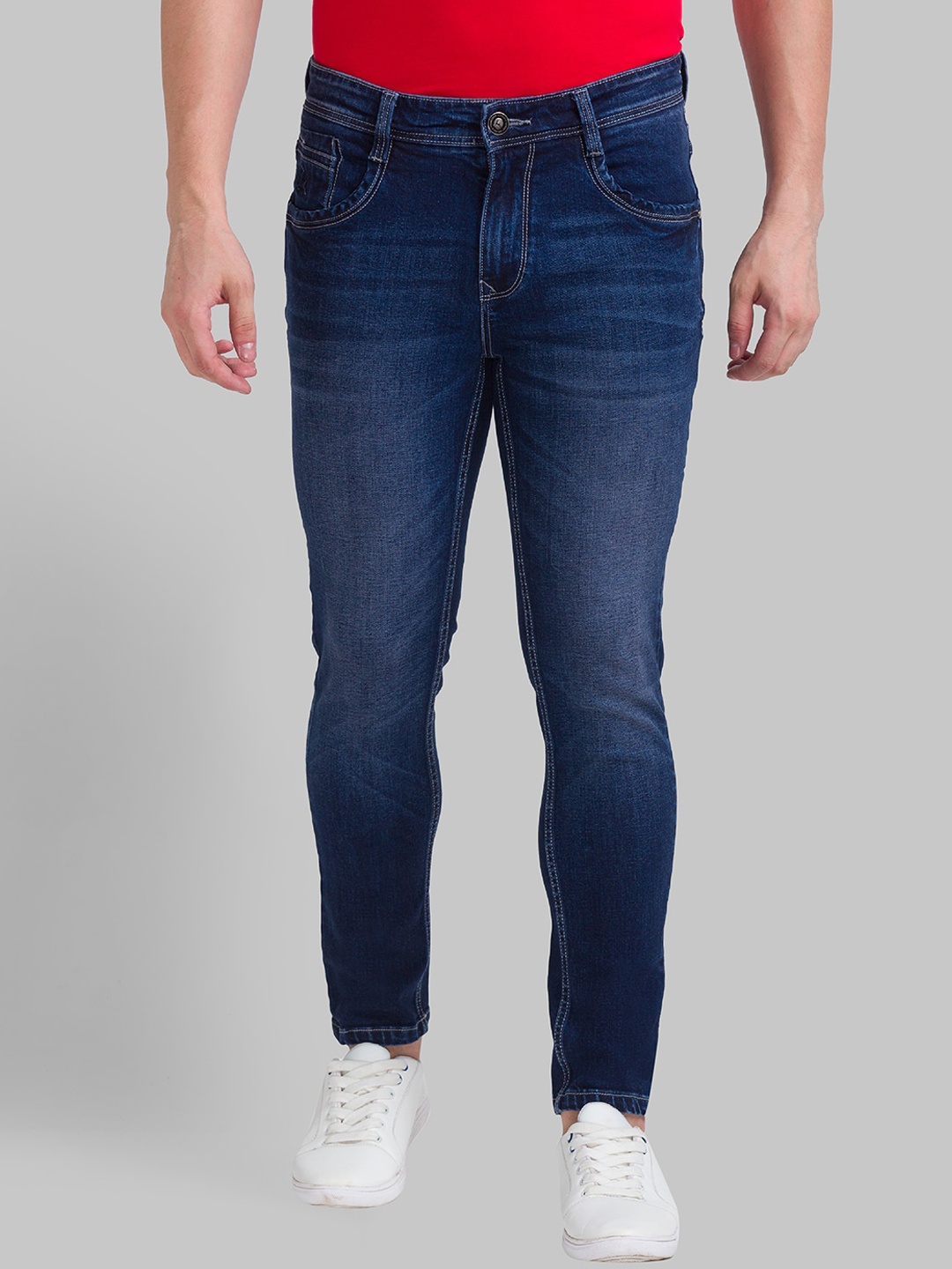 

Parx Men Blue Skinny Fit Light Fade Jeans