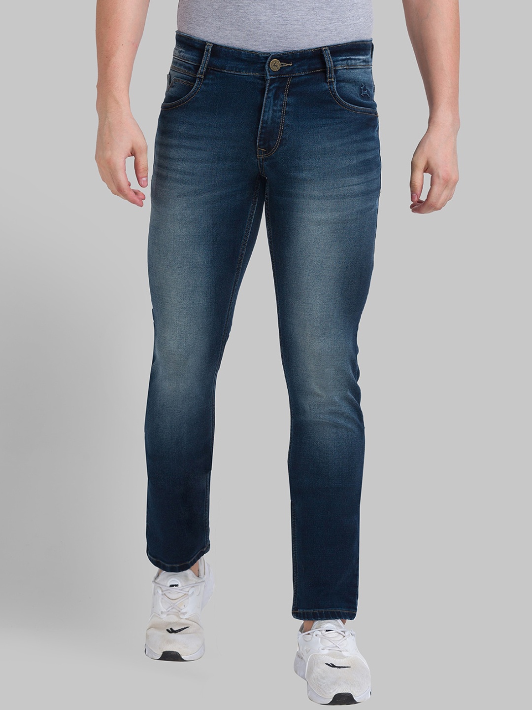 

Parx Men Blue Tapered Fit Stretchable Jeans