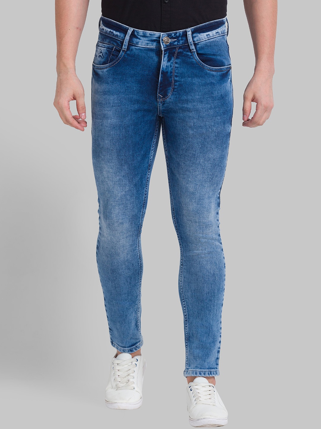 

Parx Men Blue Skinny Fit Light Fade Stretchable Jeans