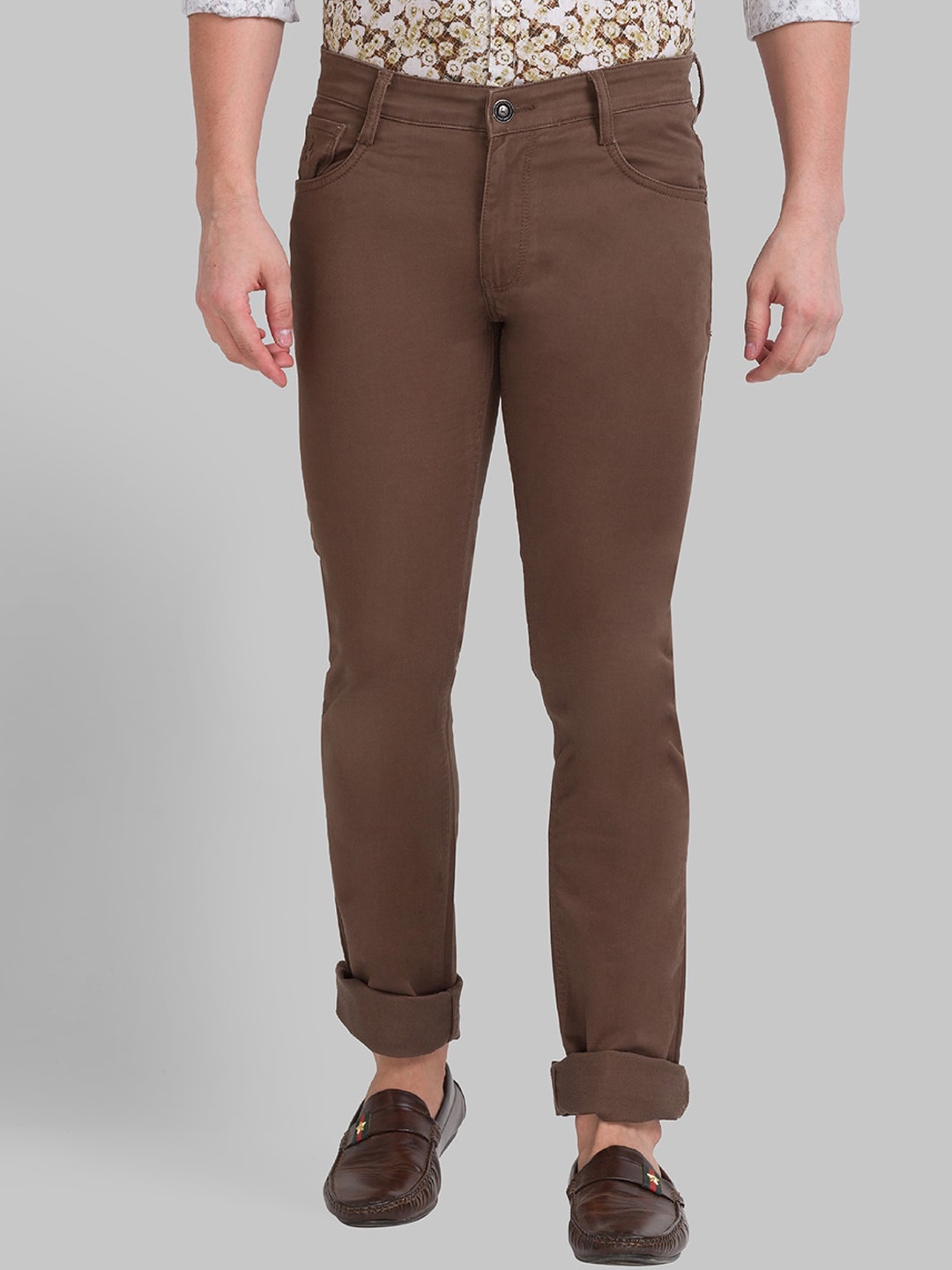 

Parx Men Brown Skinny Fit Jeans