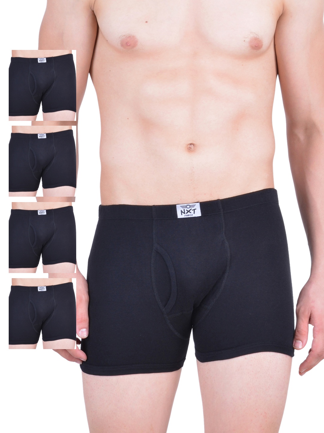 

Force NXT Pack of 5 Black Assorted Trunks MNFR-211