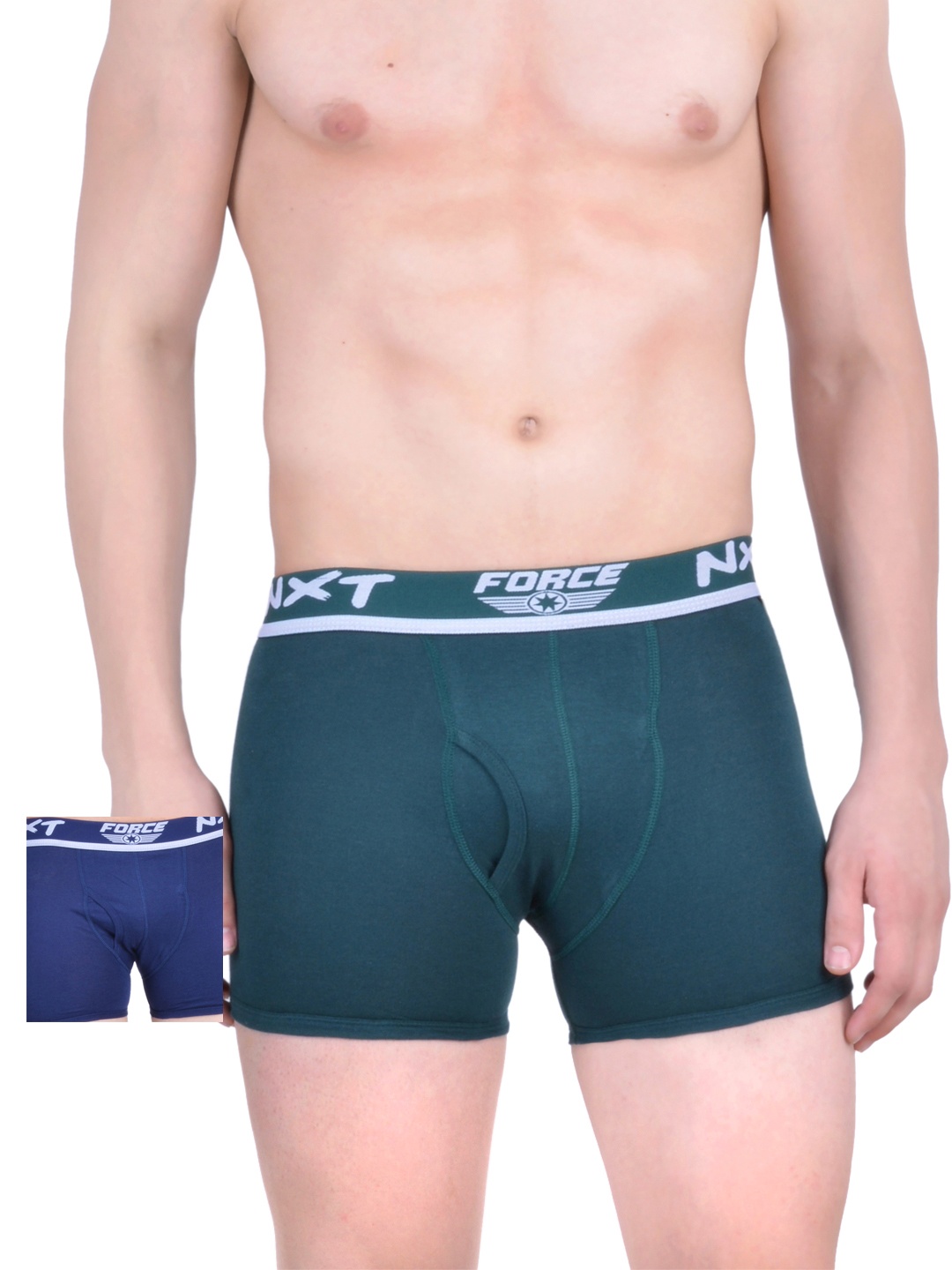

Force NXT Men Pack of 2 Assorted Trunks MNFF-131, Teal