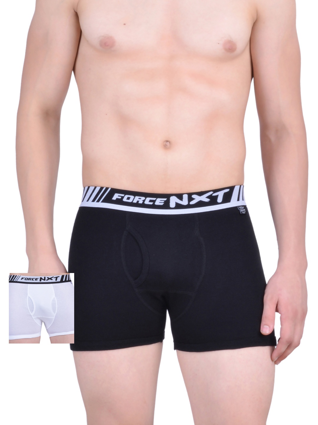 

Force NXT Men Pack of 2 Assorted Trunks MNFR-221, Black