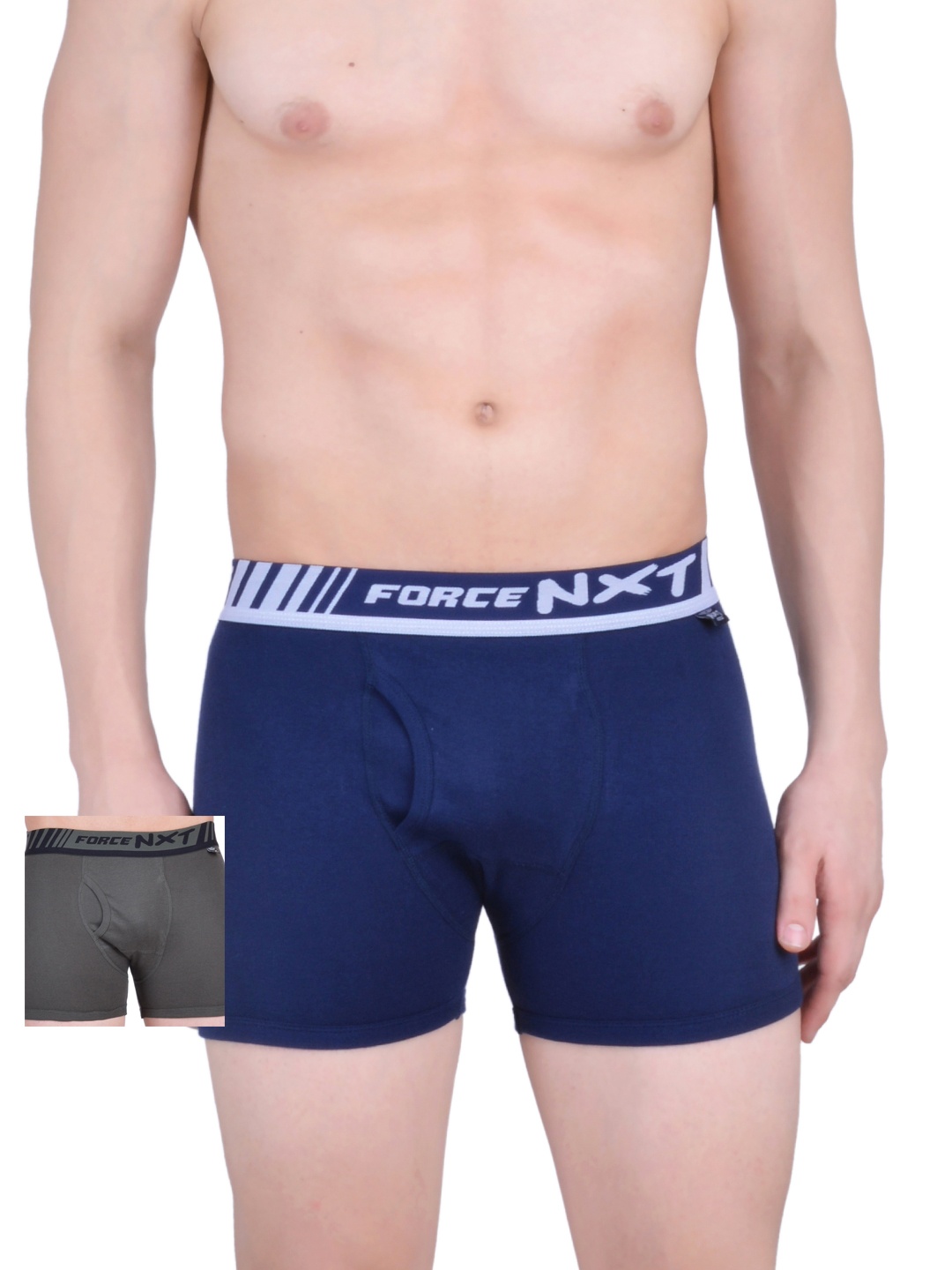 

Force NXT Men Pack of 2 Assorted Trunks MNFR-221, Grey