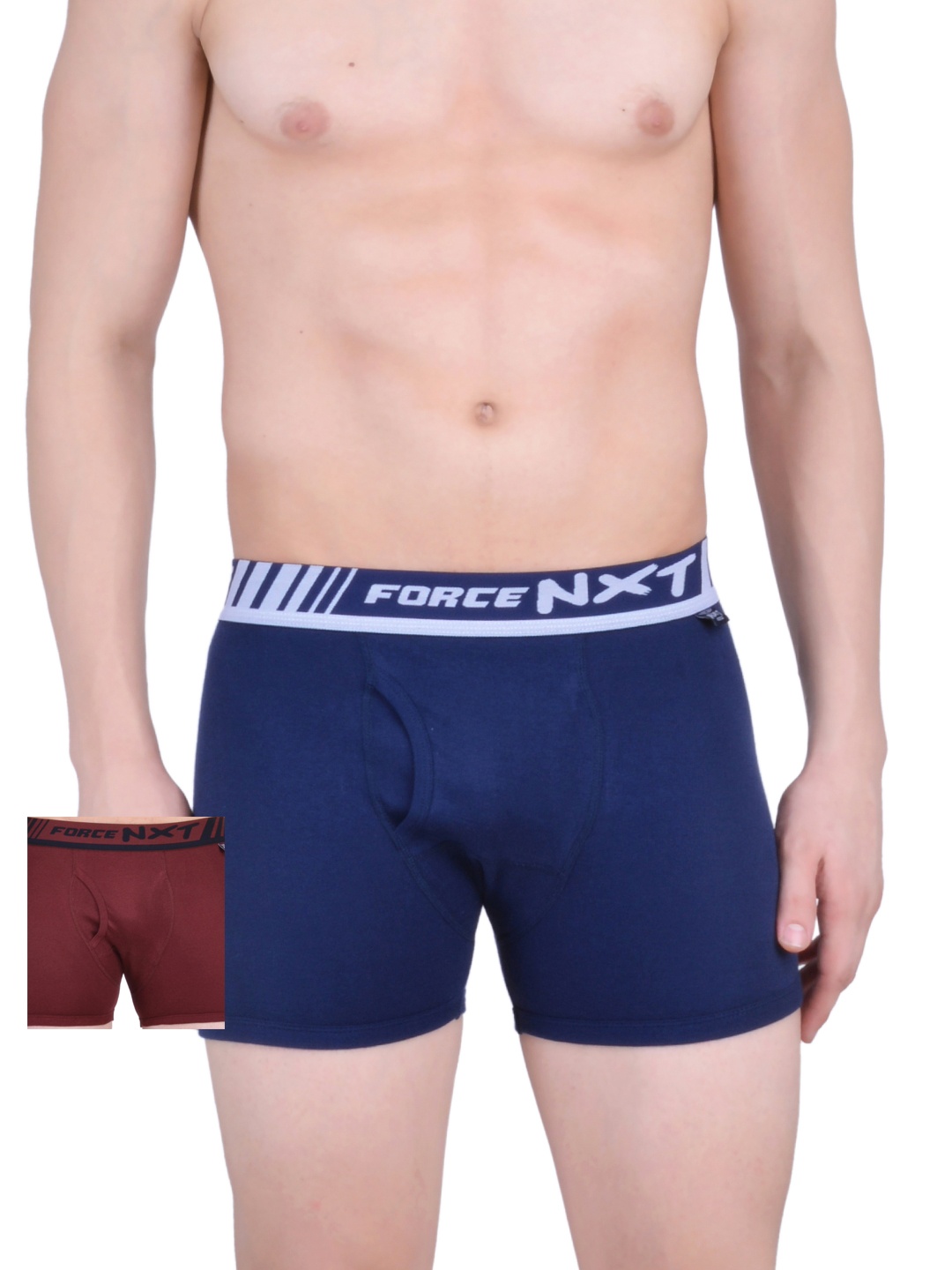 

Force NXT Men Pack of 2 Assorted Trunks MNFR-221, Blue