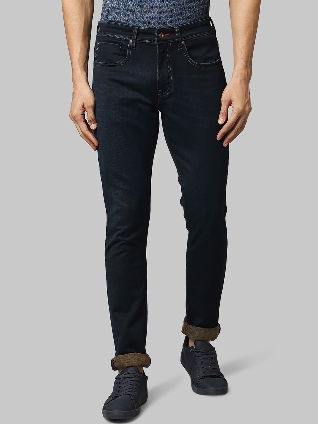 

Raymond Men Charcoal Grey Slim Fit Jeans
