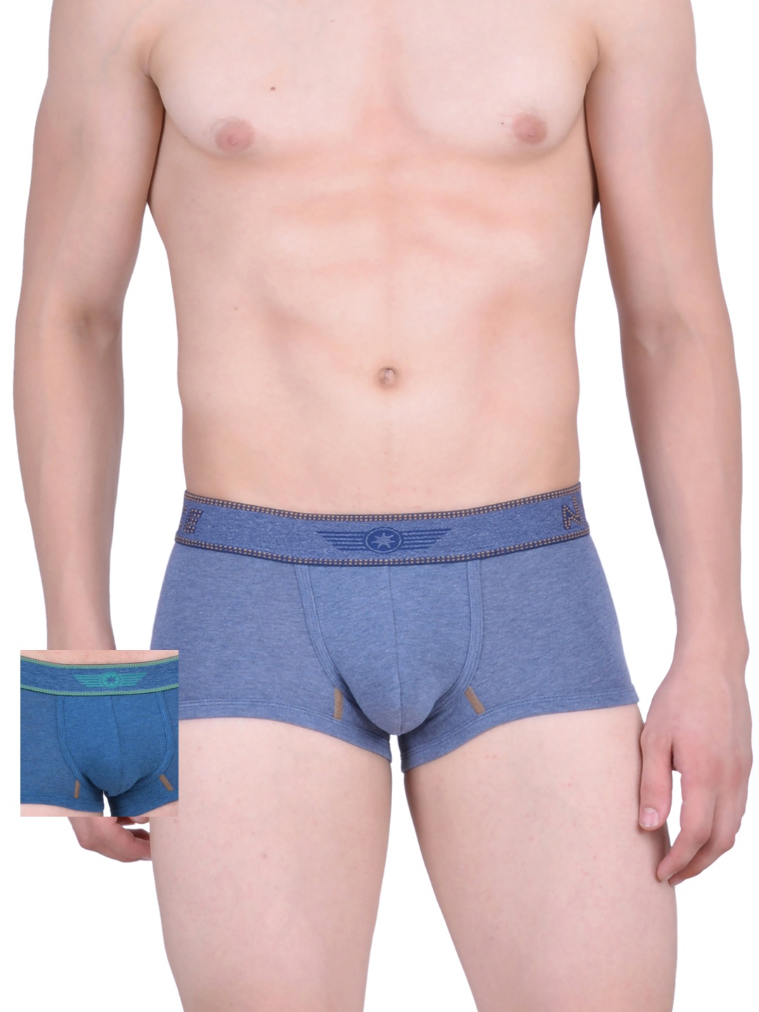 

Force NXT Pack of 2 Assorted Trunks MNFL-63, Blue