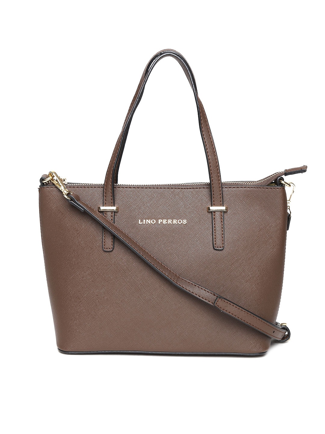 

Lino Perros Brown Handbag with Sling Strap