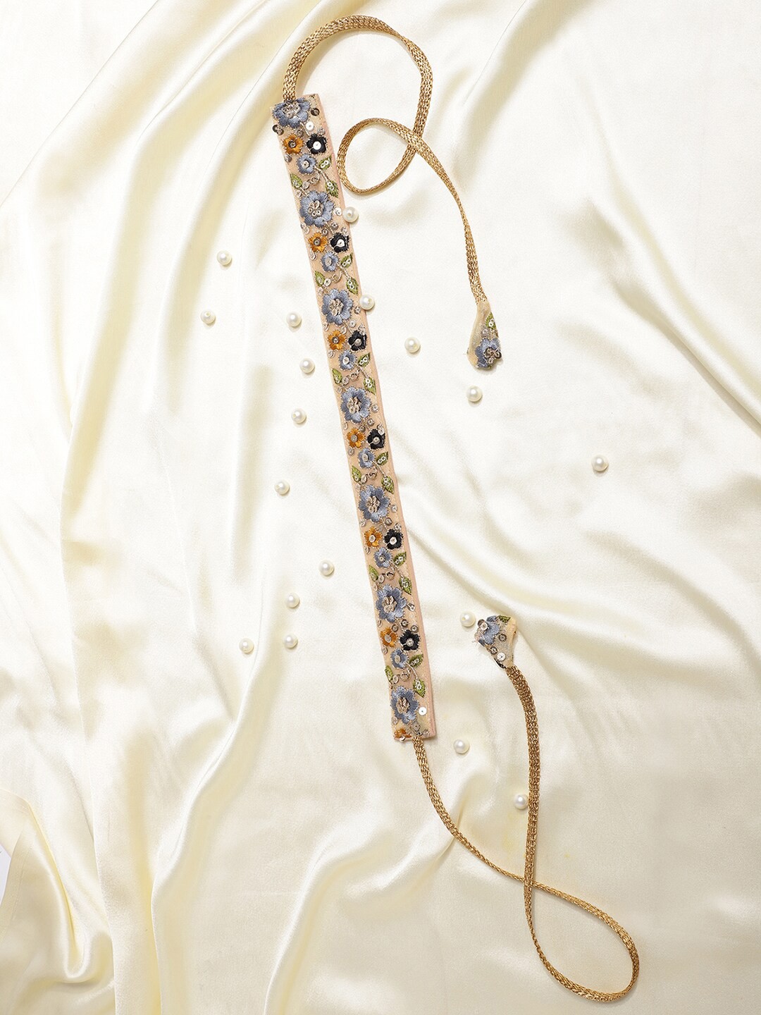 

Athena Women Blue Embellished Belt