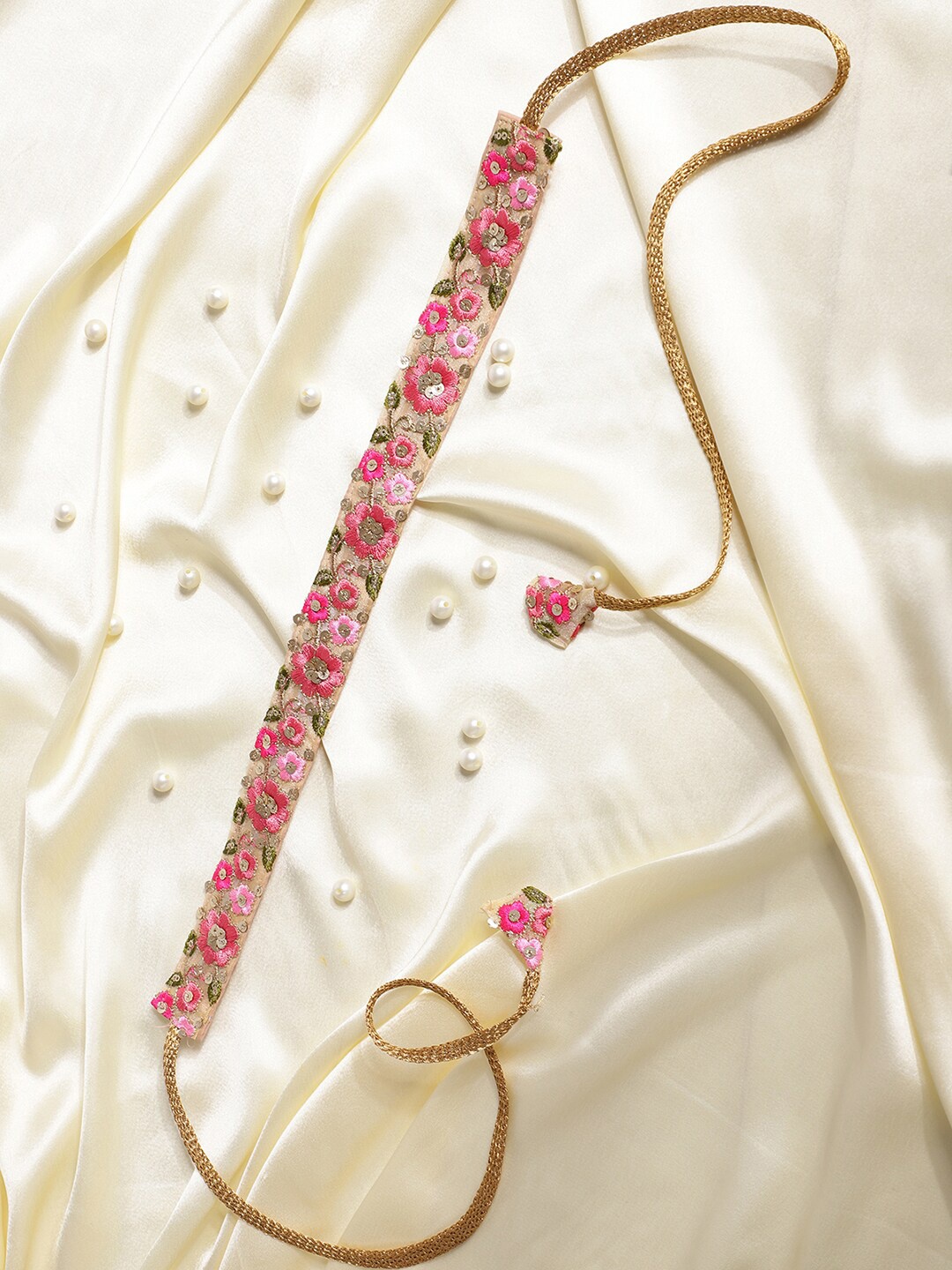 

Athena Women Pink Embellished Belt