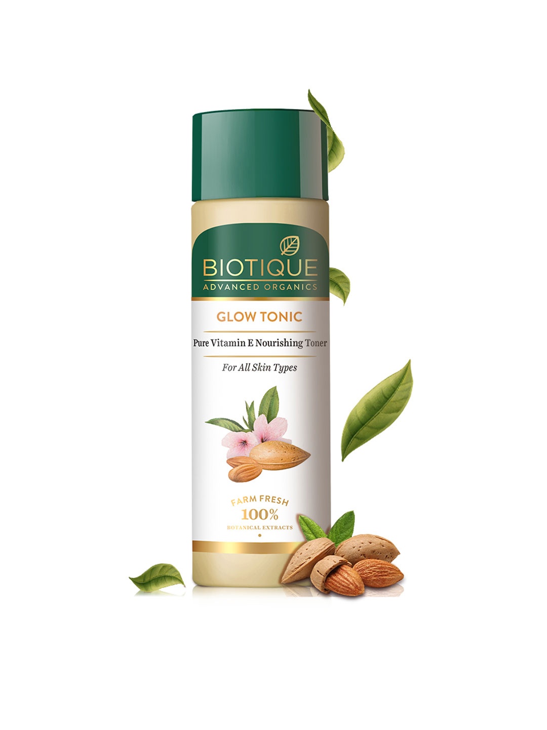 

Biotique Advanced Organics Glow Tonic Pure Vitamin E Nourishing Toner with Walnuts - 120ml, White