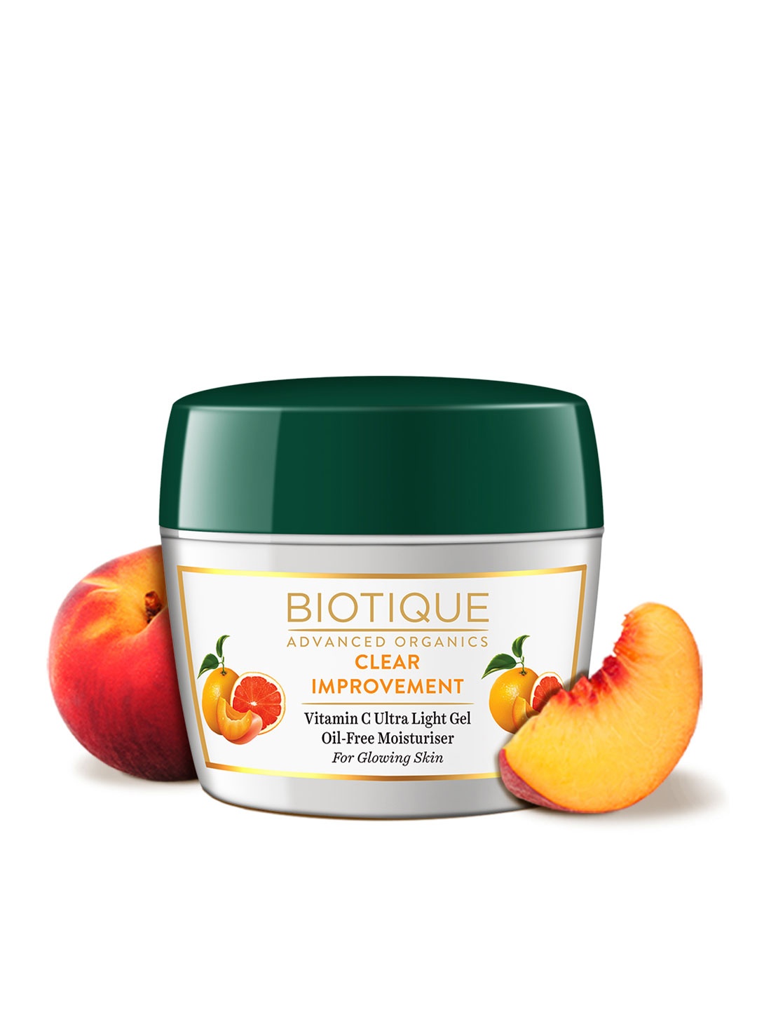 

Biotique Clear Improvement Vitamin C Ultra Light Gel Oil Free Moisturizer - 175 g, White