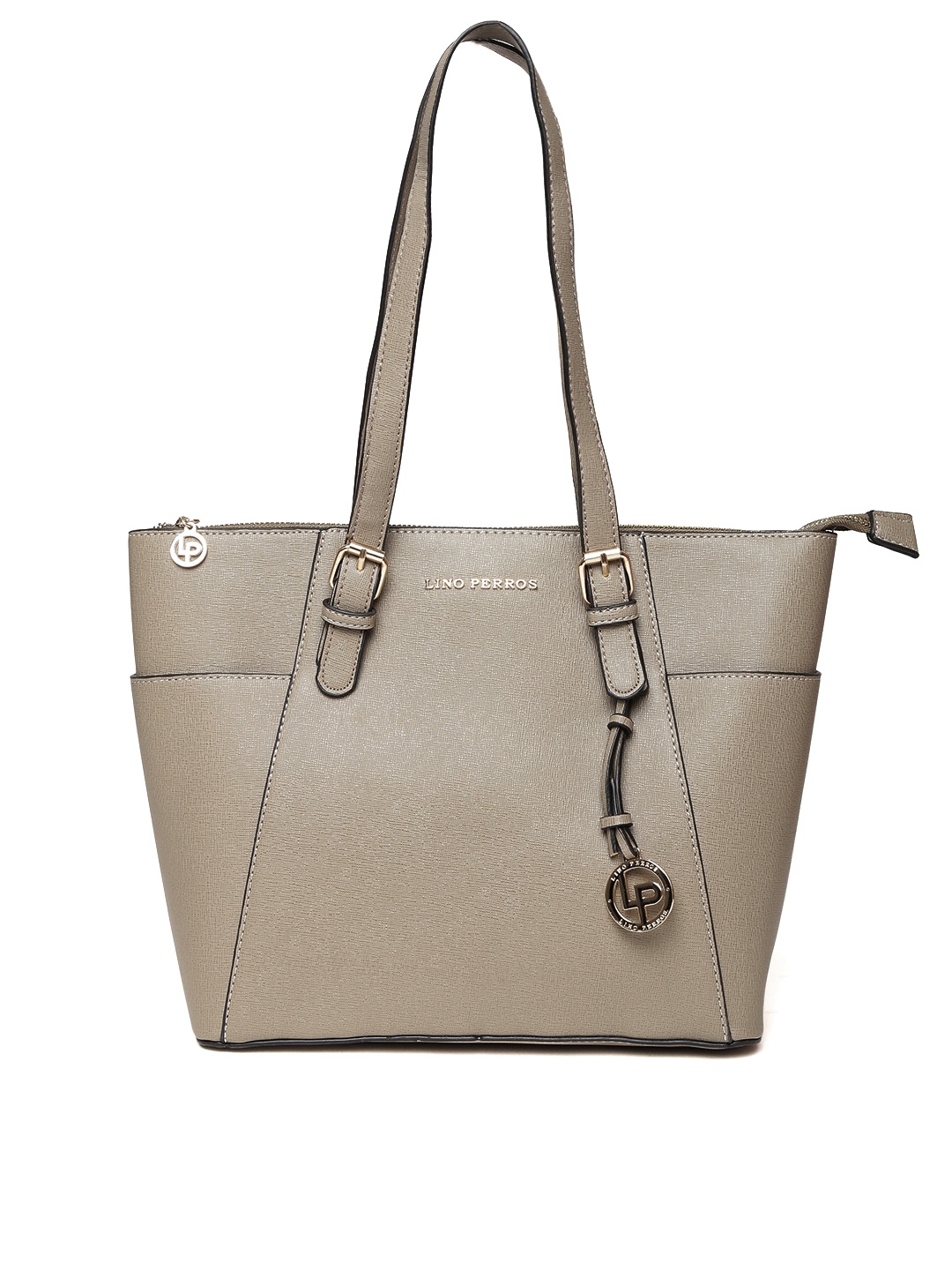 

Lino Perros Taupe Shoulder Bag