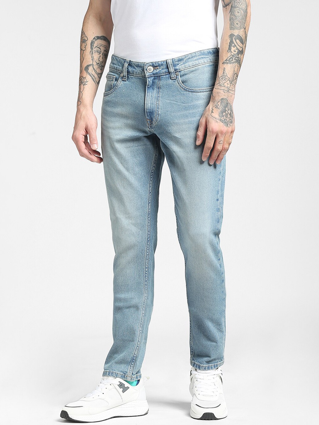 

Jack & Jones Men Blue Slim Fit Heavy Fade Jeans