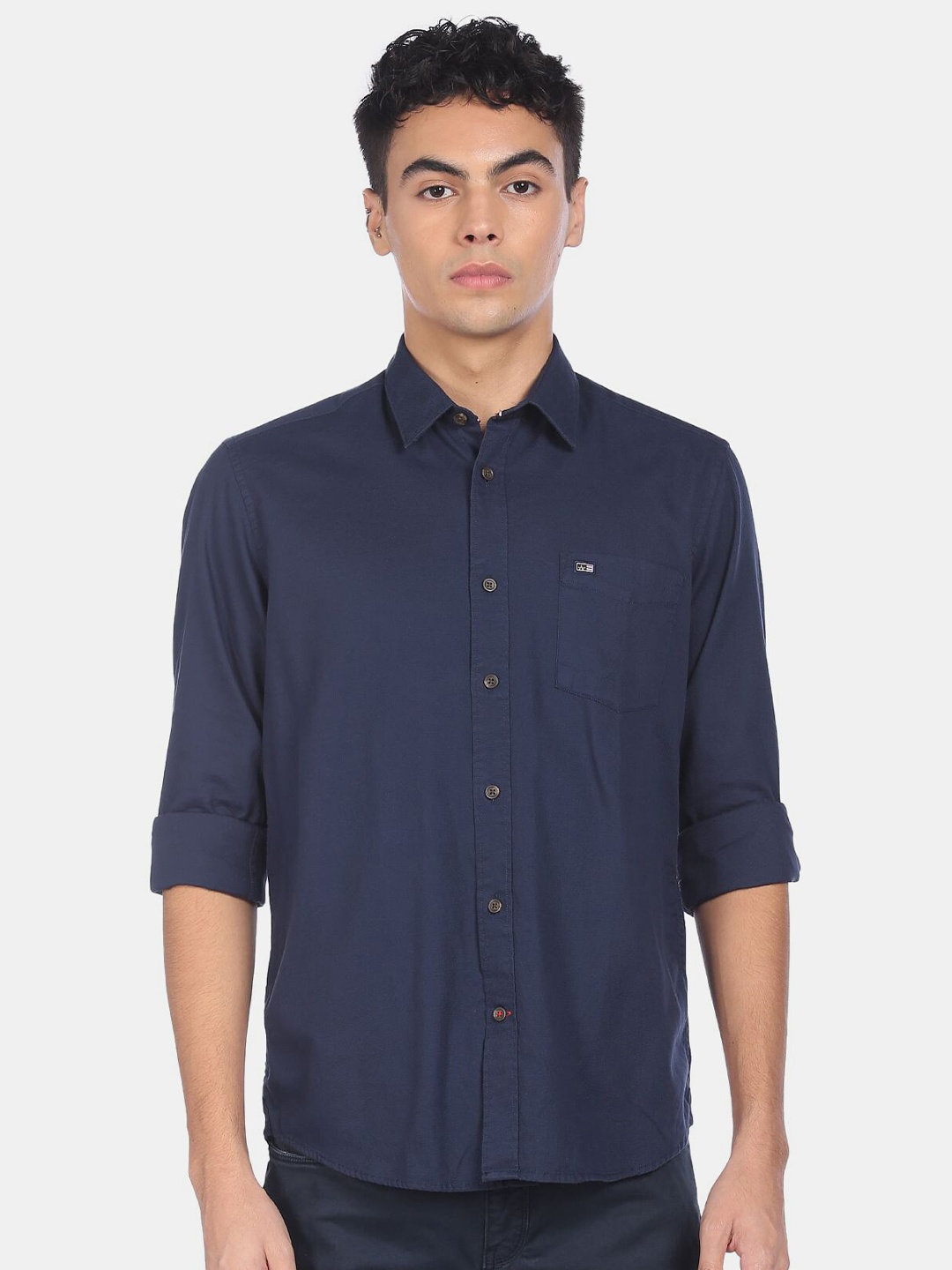 

Arrow Sport Men Blue Casual Cotton Shirt