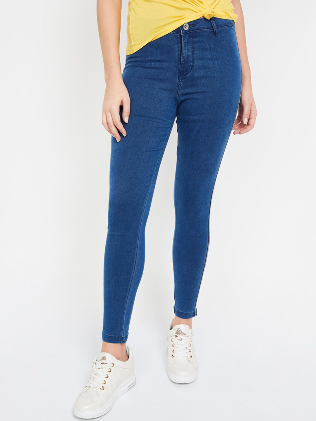 

Xpose Women Blue Comfort Skinny Fit High-Rise Stretchable Jeans