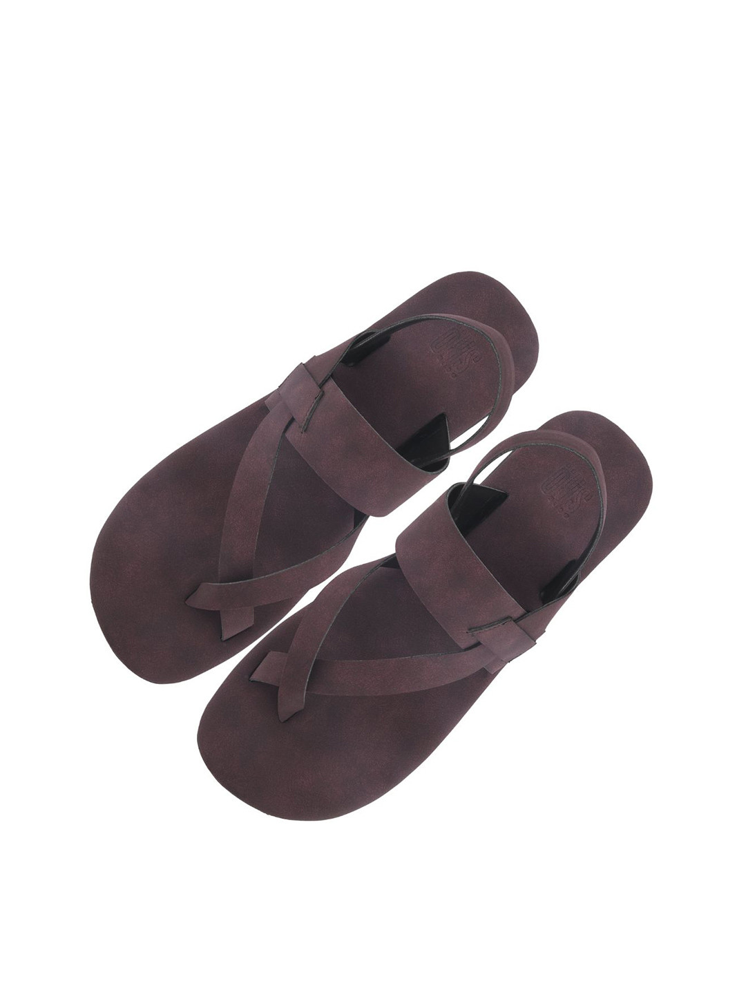 

SKO Boys Maroon Solid Comfort Sandals