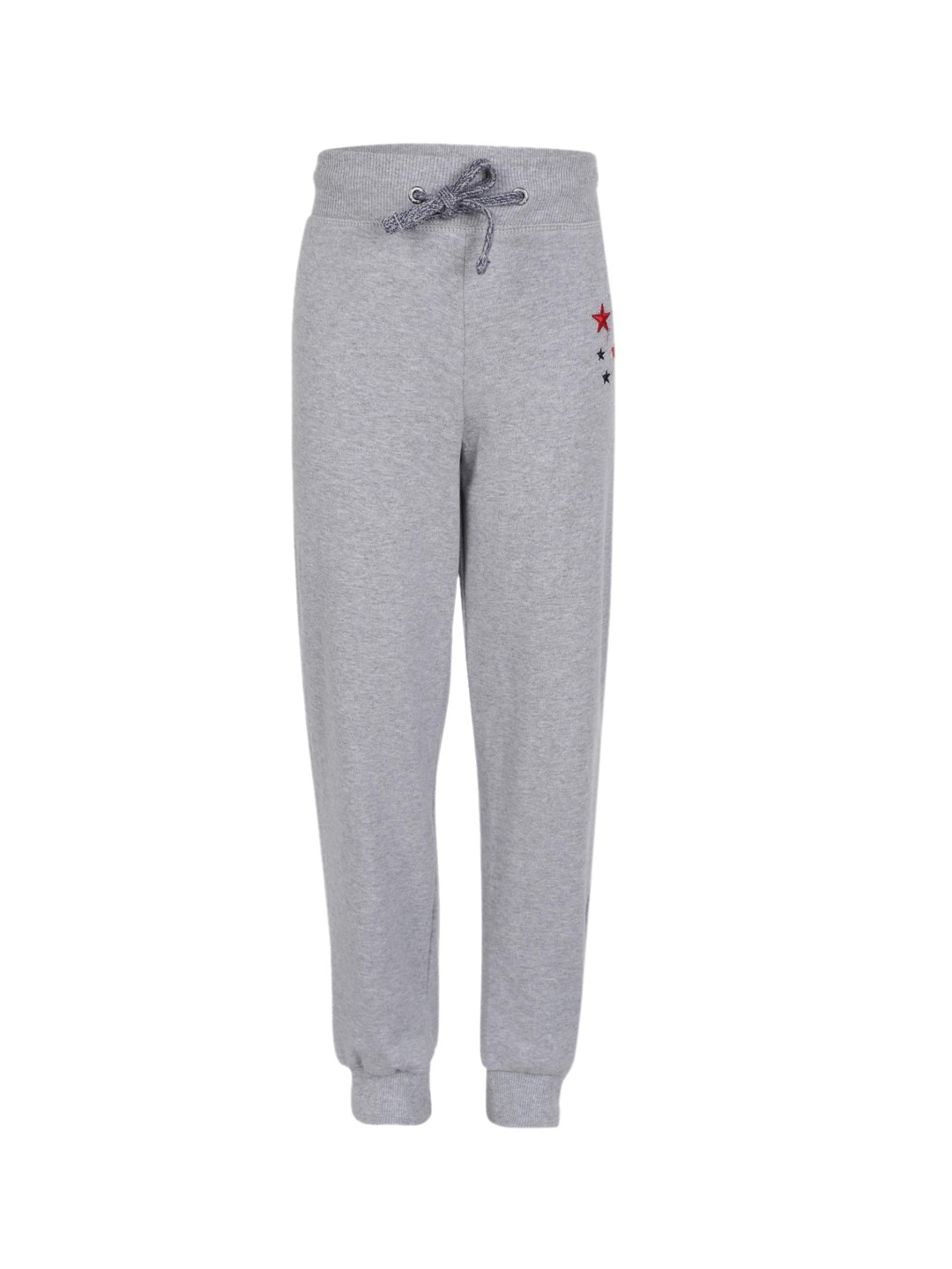 

Jockey Girls Grey Solid Combed Cotton Joggers