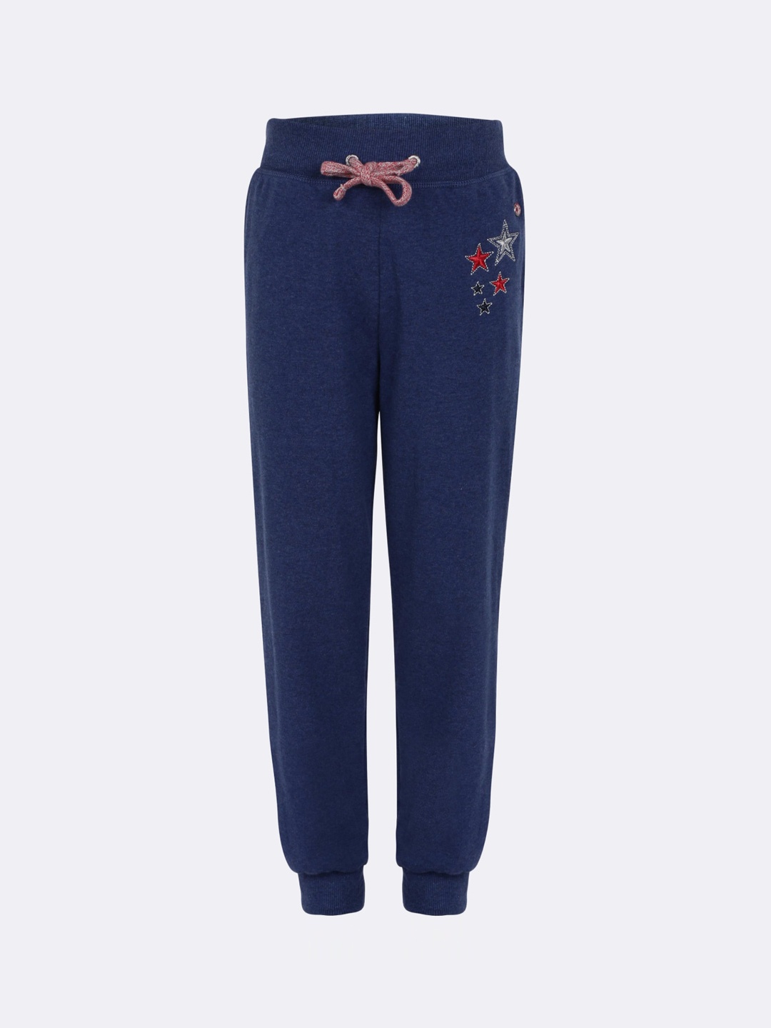 

Jockey Girls Blue Solid Pure Combed Cotton Joggers