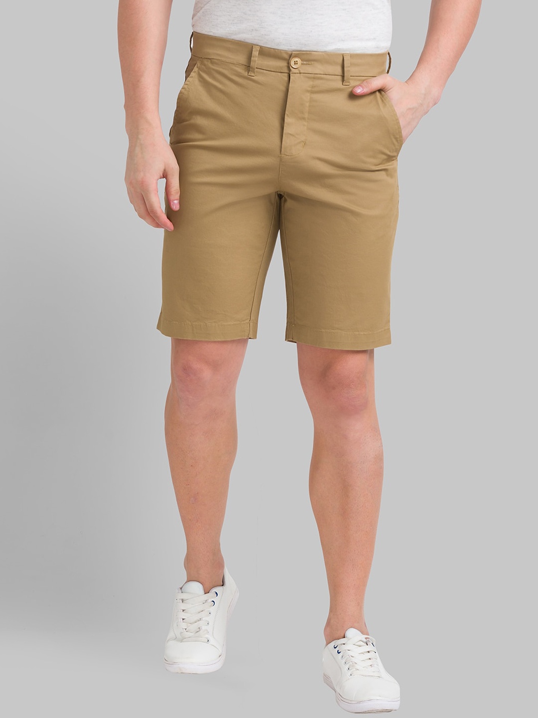 

Parx Men Khaki Shorts