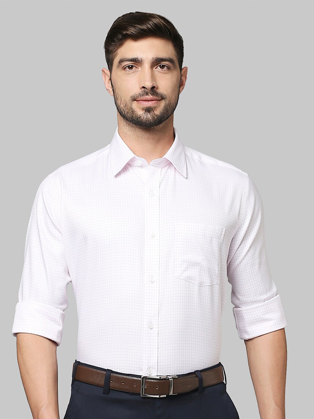 

Park Avenue Men Pink Opaque Formal Shirt