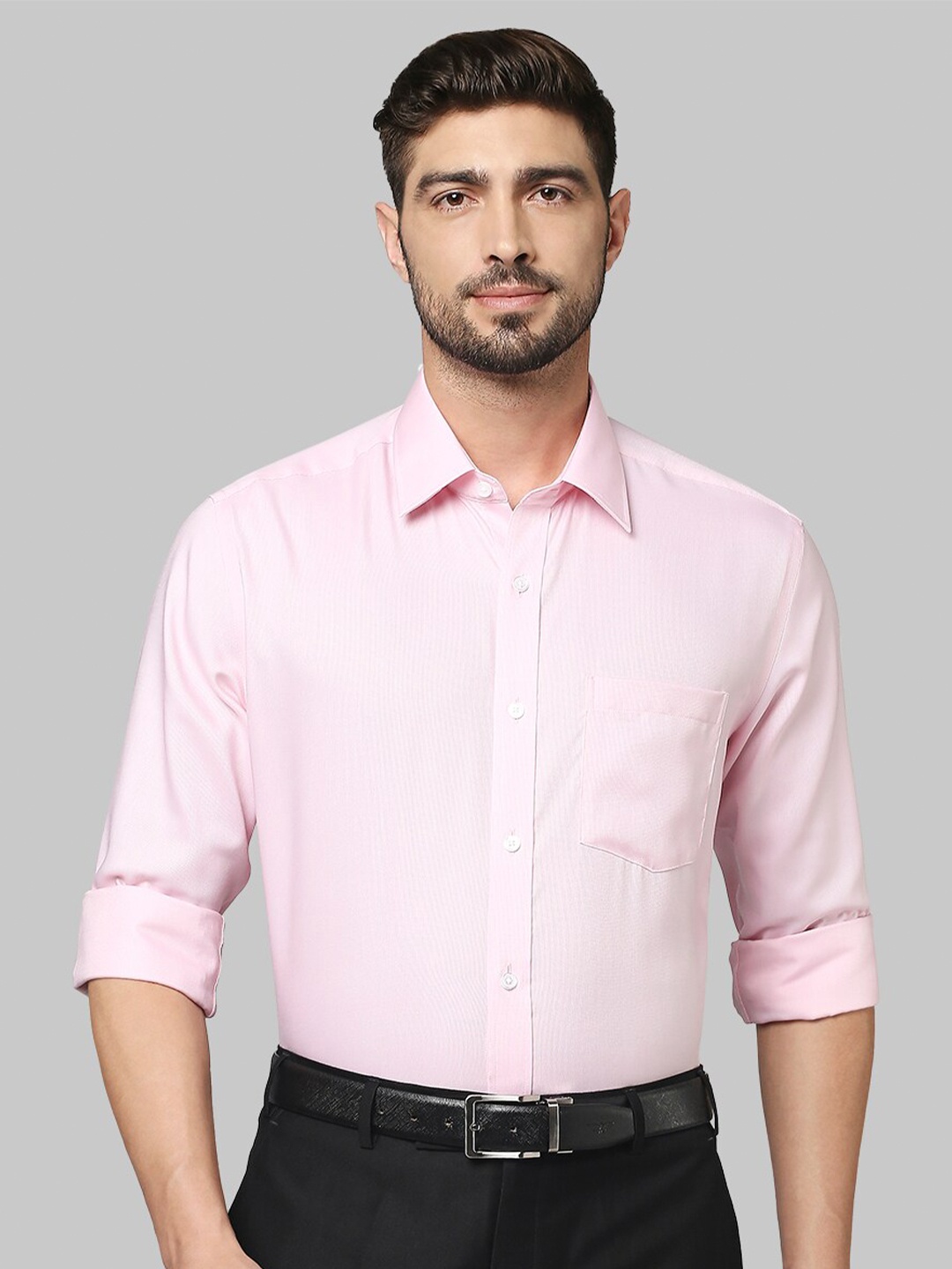 

Park Avenue Men Pink Opaque Formal Shirt