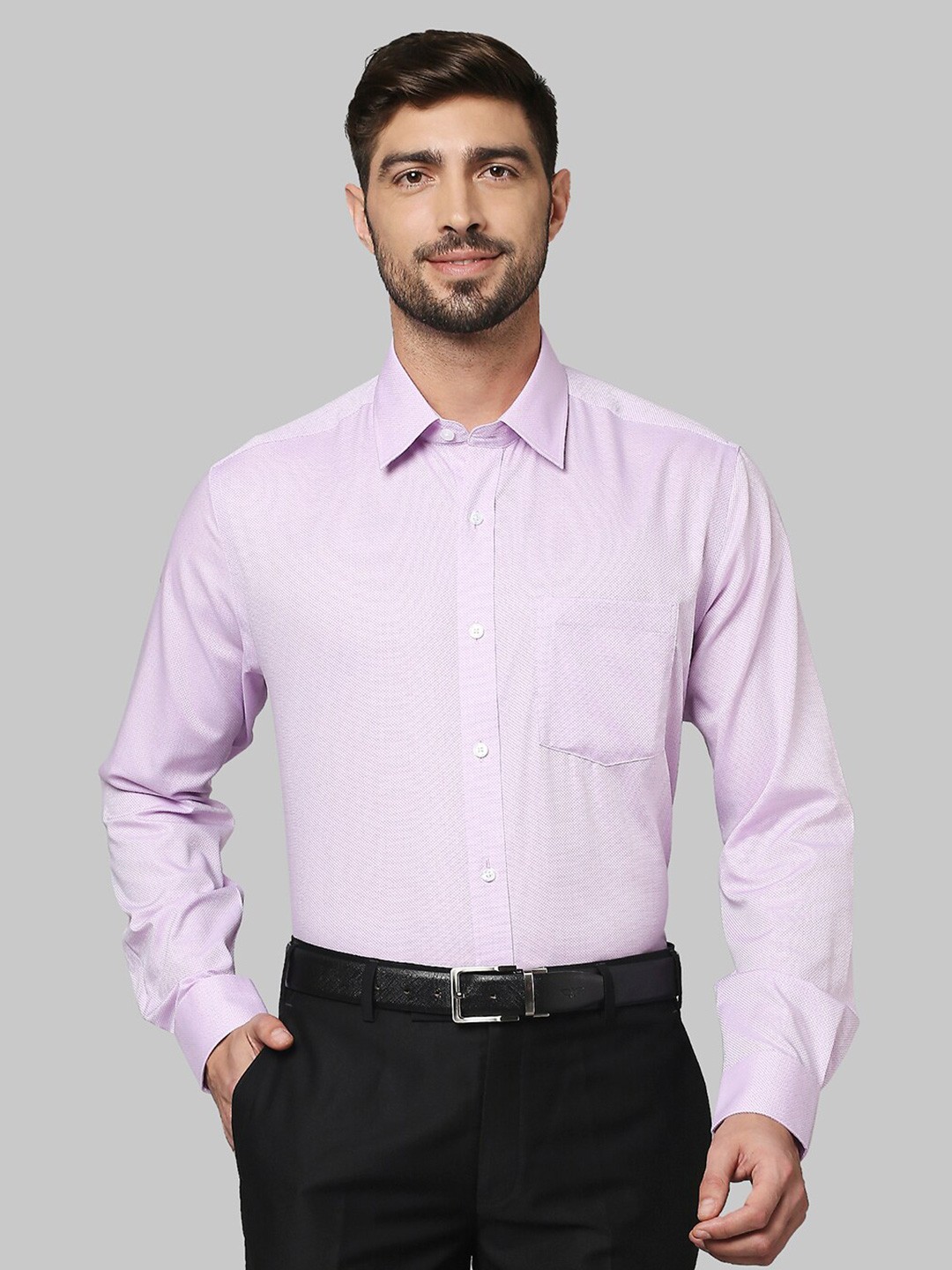 

Park Avenue Men Pink Opaque Formal Shirt