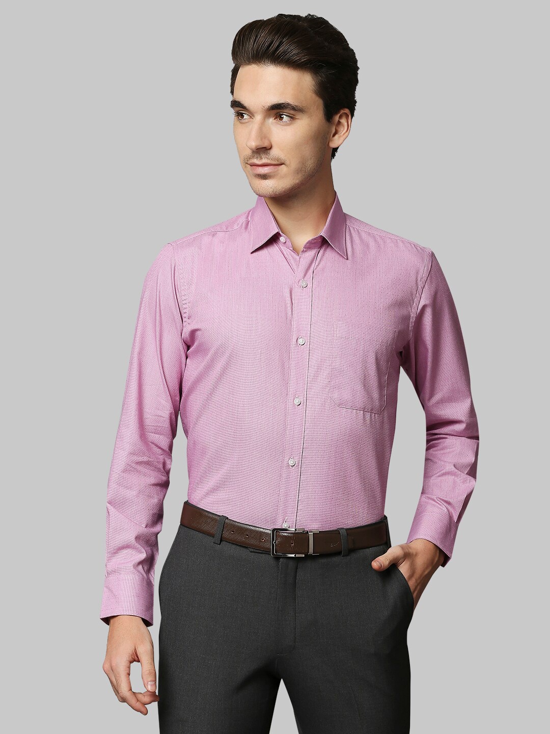 

Raymond Cotton Formal Shirt, Red