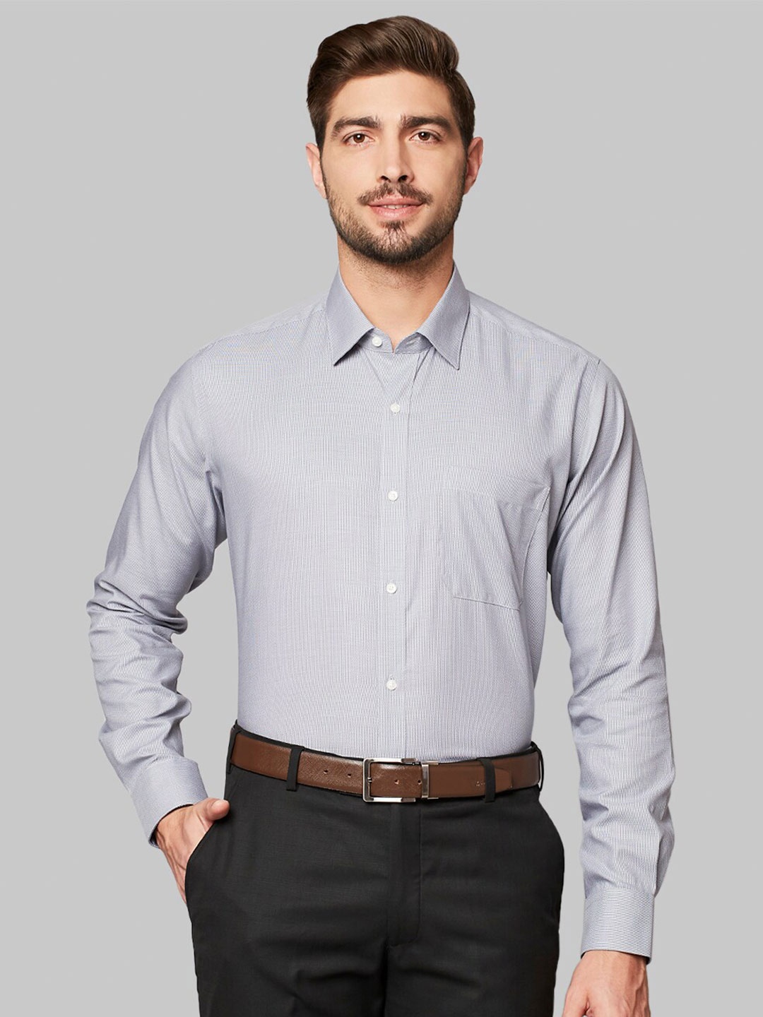 

Raymond Men Grey Formal Shirt