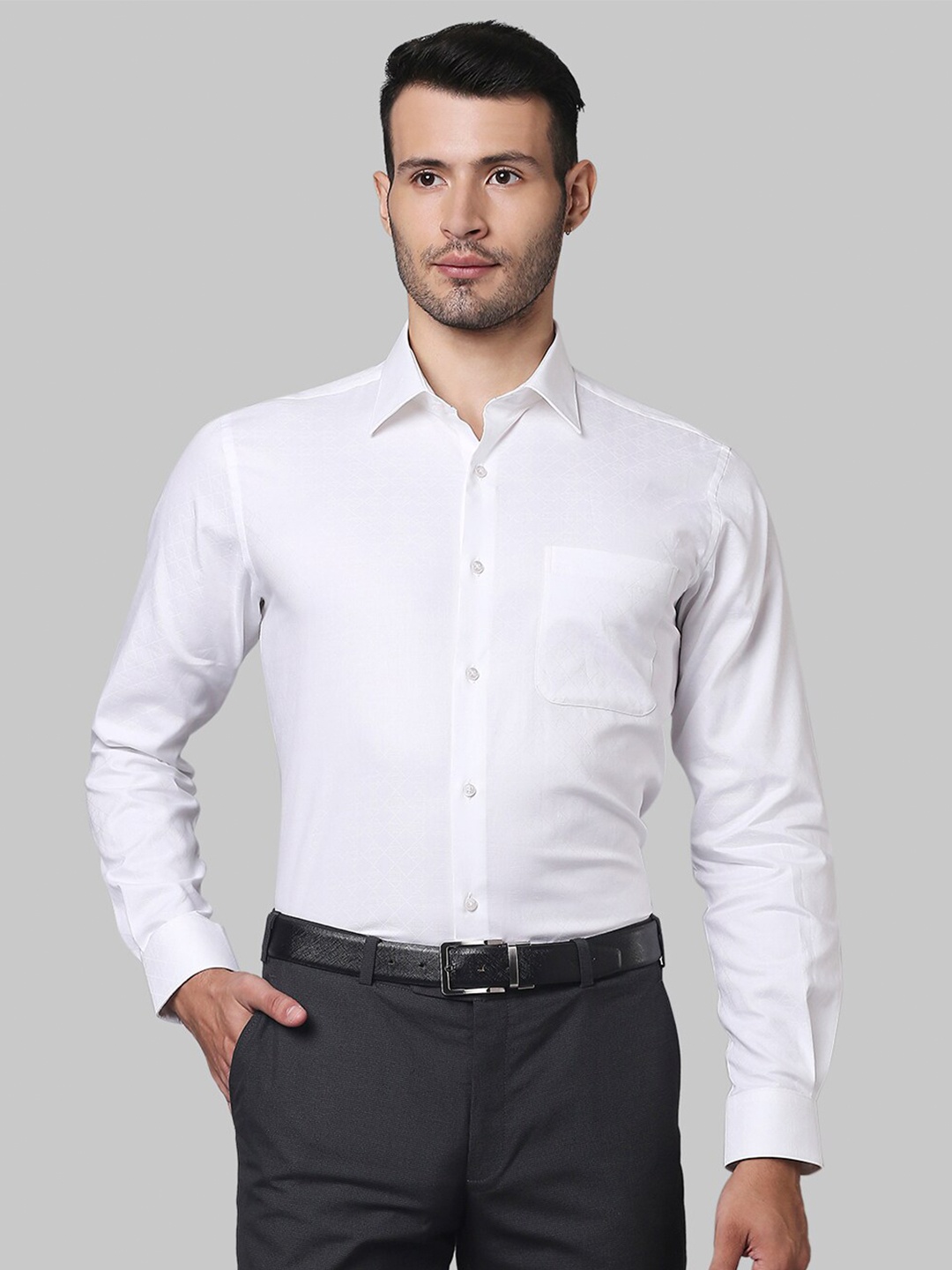 

Raymond Men White Formal Shirt