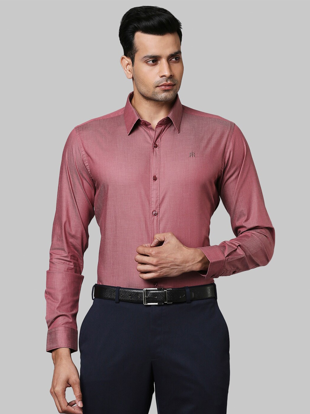 

Raymond Men Red Slim Fit Casual Shirt