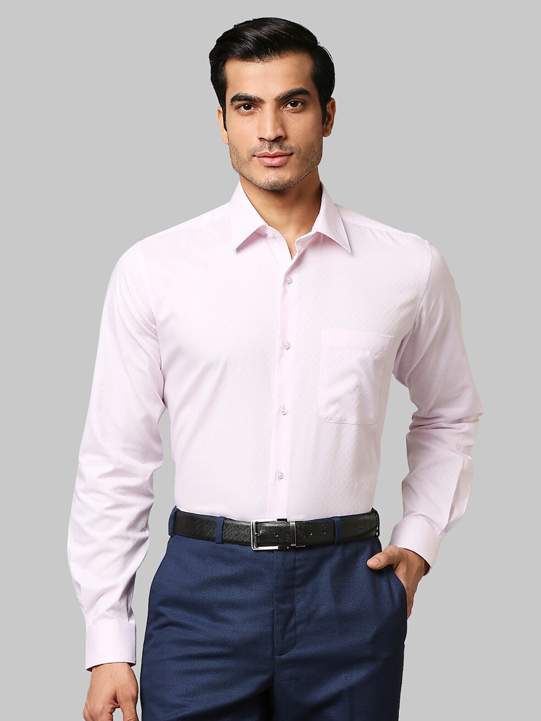 

Raymond Men Pink Cotton Formal Shirt