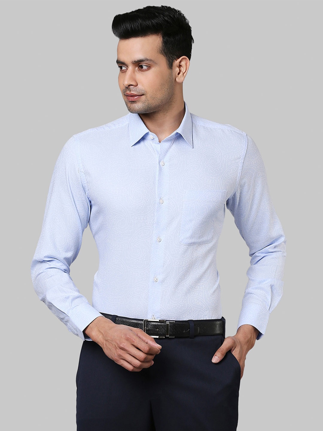 

Raymond Men Blue Formal Shirt