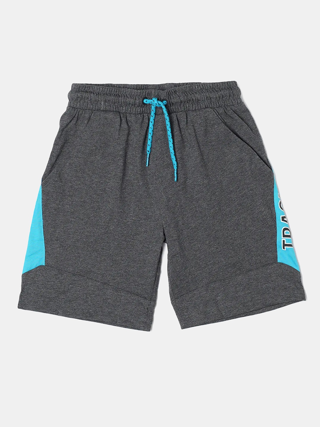 

Jockey Boys Super Combed Cotton Printed Shorts-AB17, Charcoal