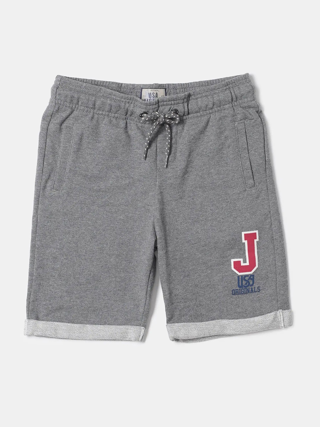 

Jockey Boys Graphic Printed Shorts - UB53, Grey