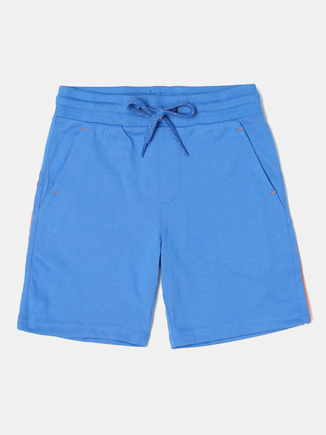 

Jockey Boys Super Combed Cotton Solid Shorts with Convenient Side Pockets-AB30, Blue