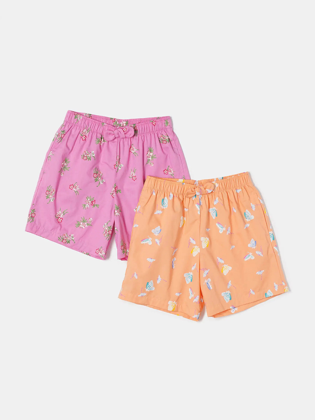 

Jockey Girls Pack Of 2 Super Combed Cotton Relaxed Fit Assorted Shorts-RG05