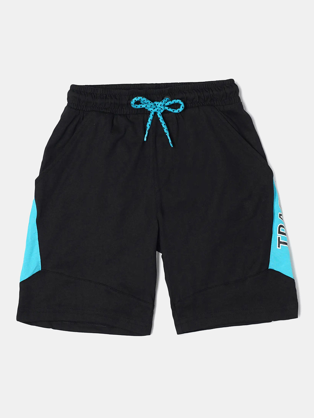 

Jockey Boys Super Combed Cotton Printed Shorts with Convenient Side Pockets-AB17, Black