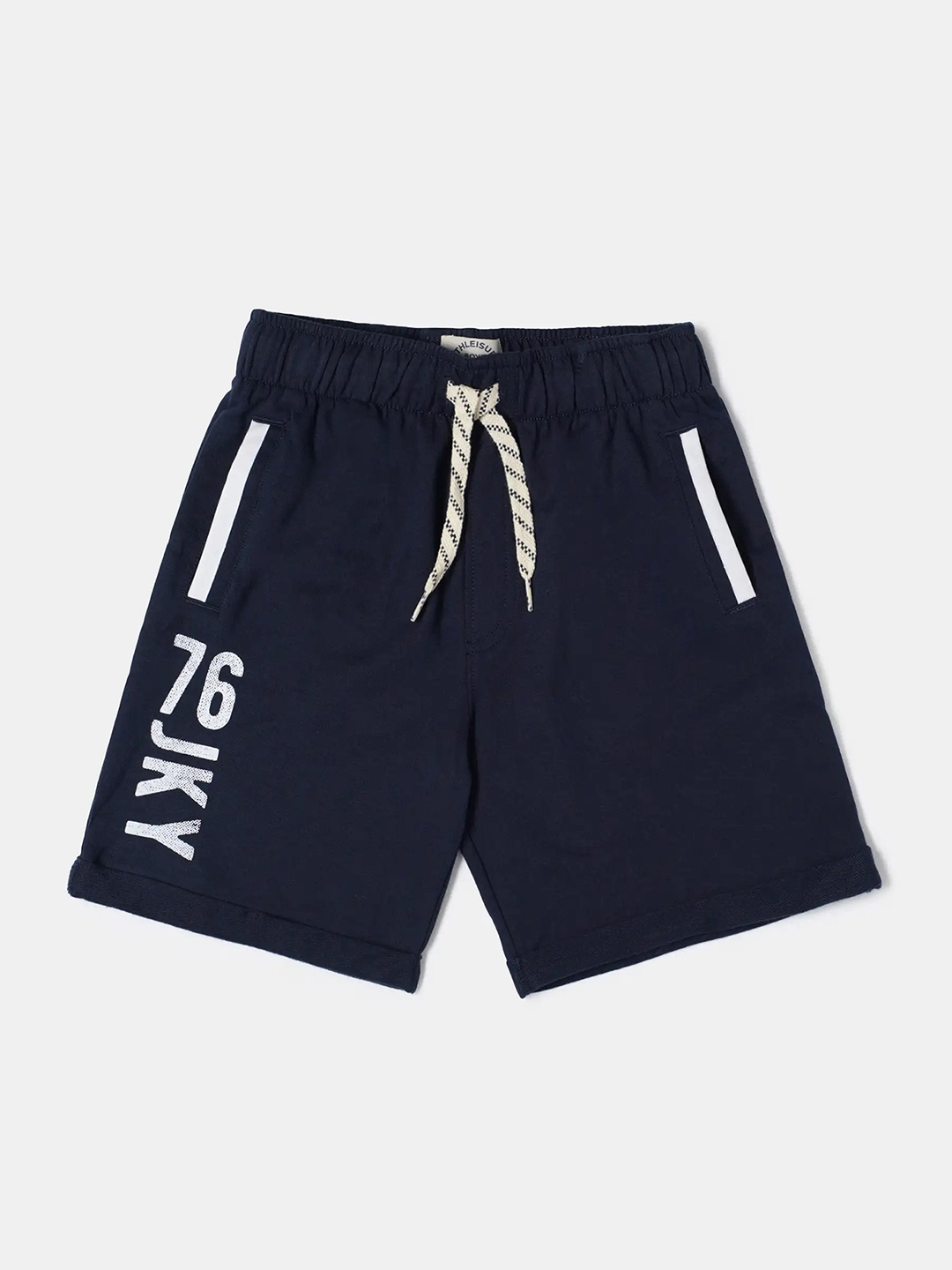 

Jockey Boys Super Combed Cotton Printed Shorts-AB22, Navy blue