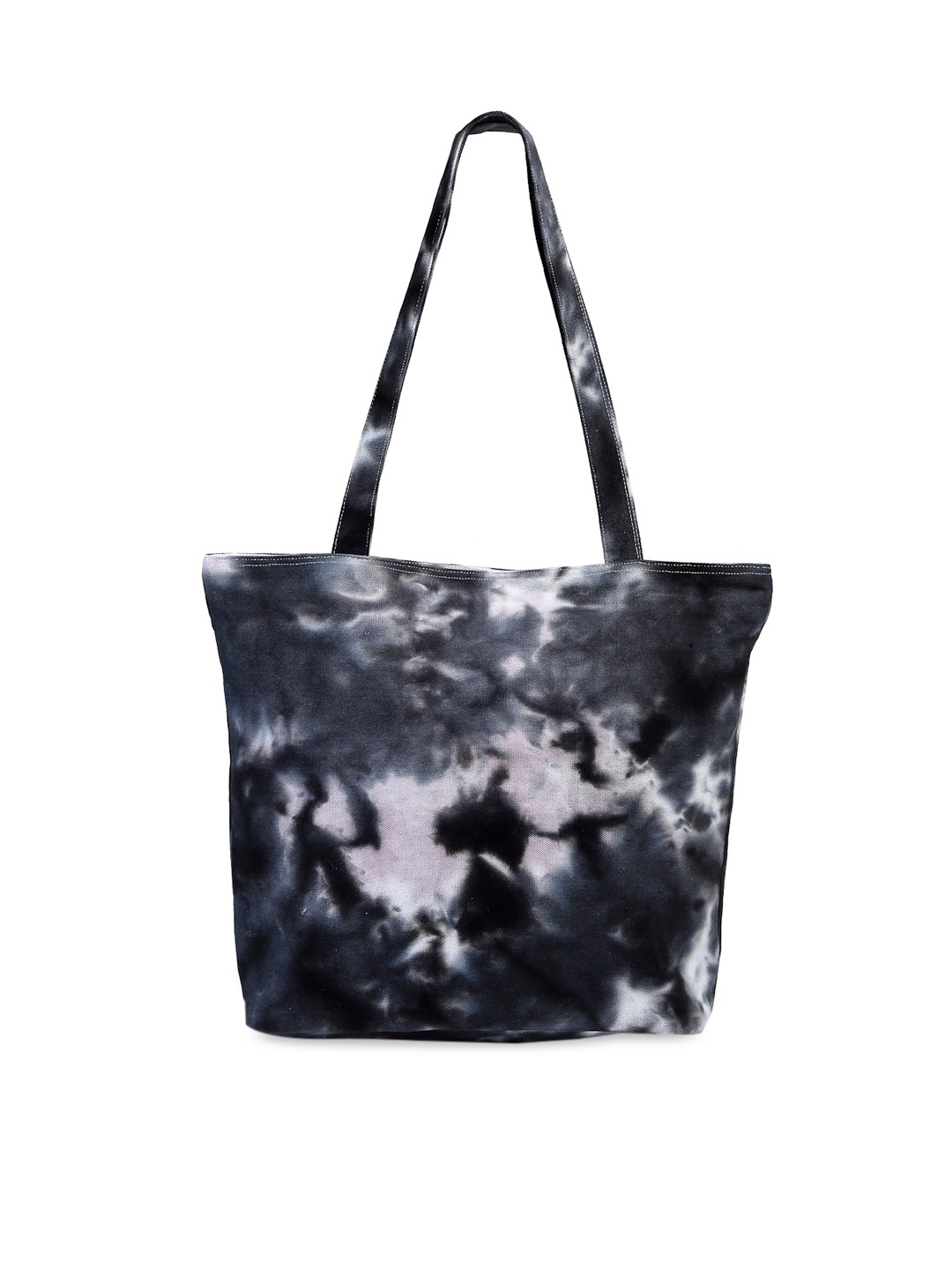 

J Style Black & White Printed Shopper Tote Bag
