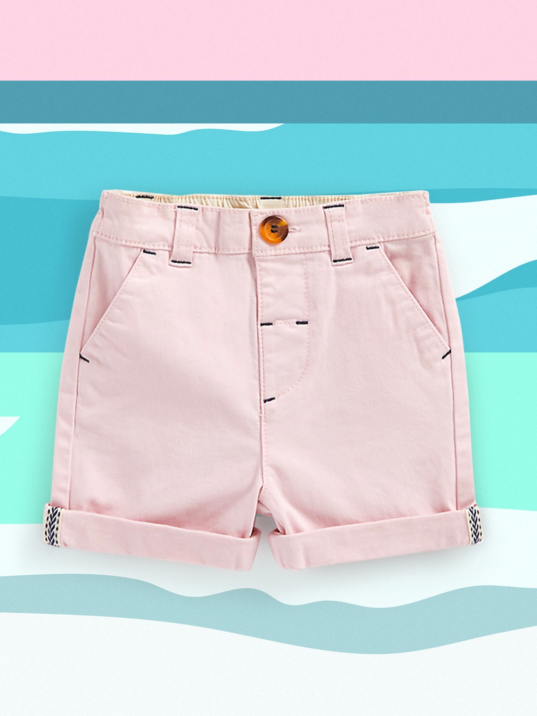 

mothercare Boys Pink Slim Fit Shorts