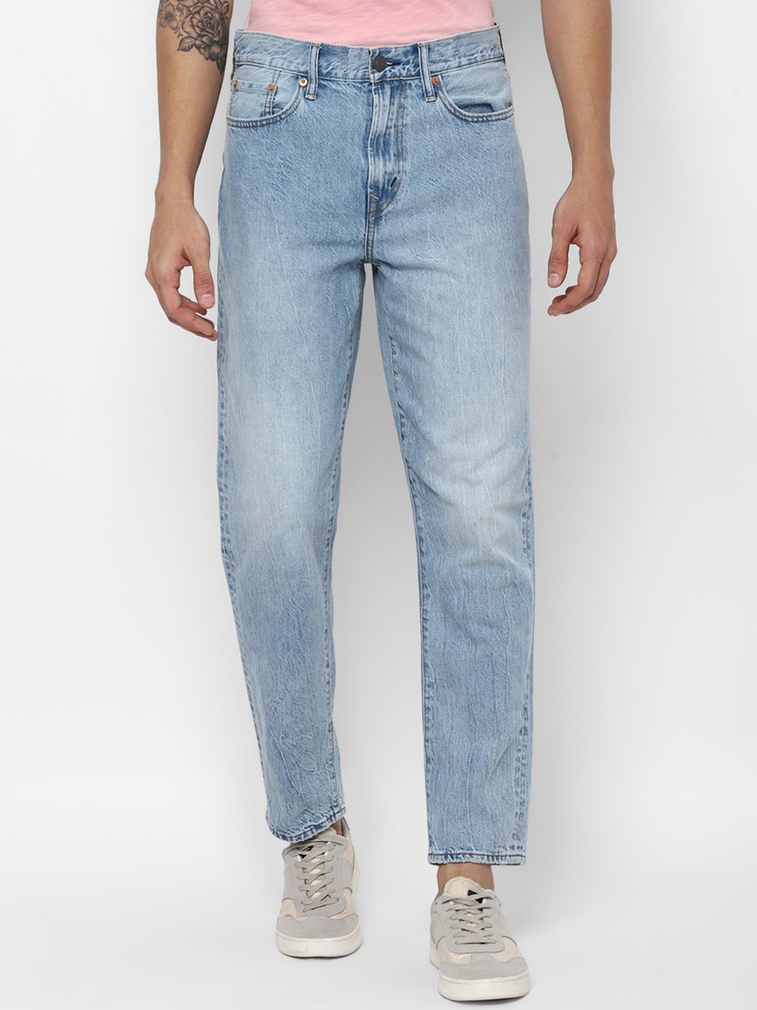 

AMERICAN EAGLE OUTFITTERS Men Blue Heavy Fade Jeans