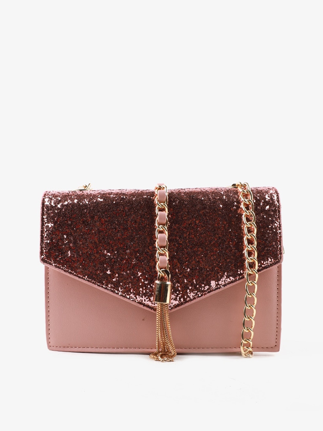 

Carlton London Rose Textured Structured Sling Bag