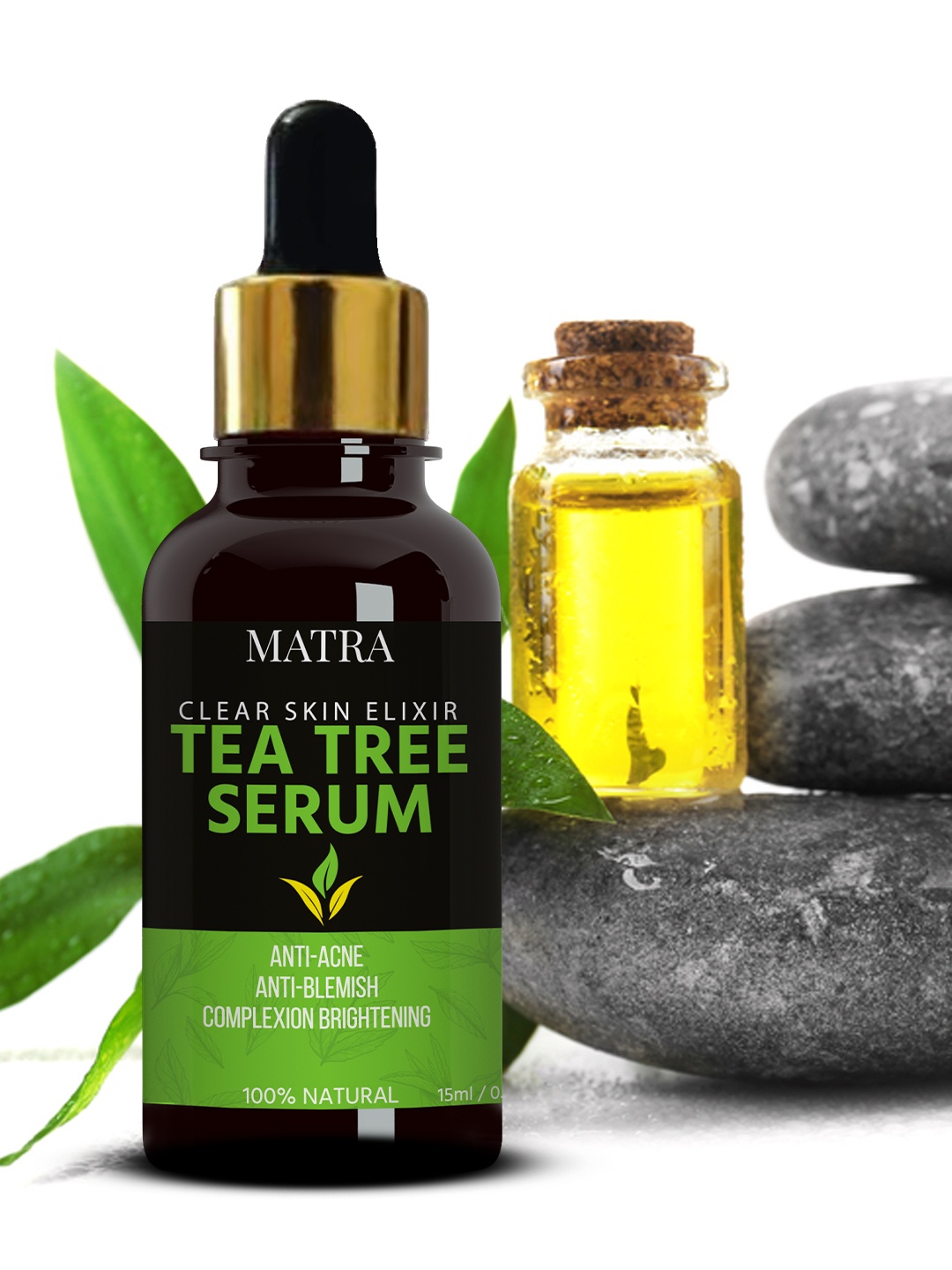 

MATRA Clear Skin Elixir Tea Tree Serum - 15 ml, Green