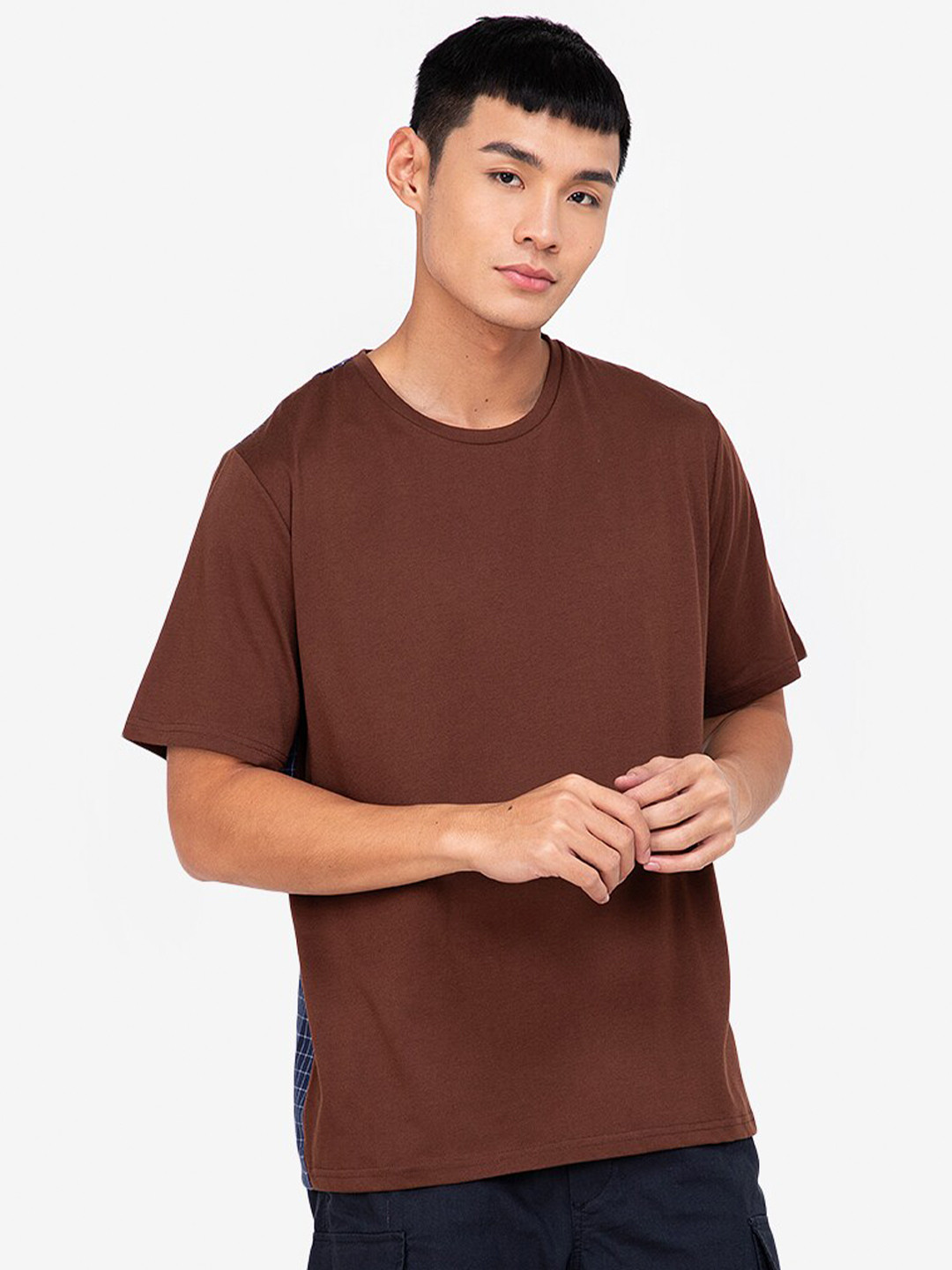 

ZALORA BASICS Men Multicoloured Solid T-shirt, Multi
